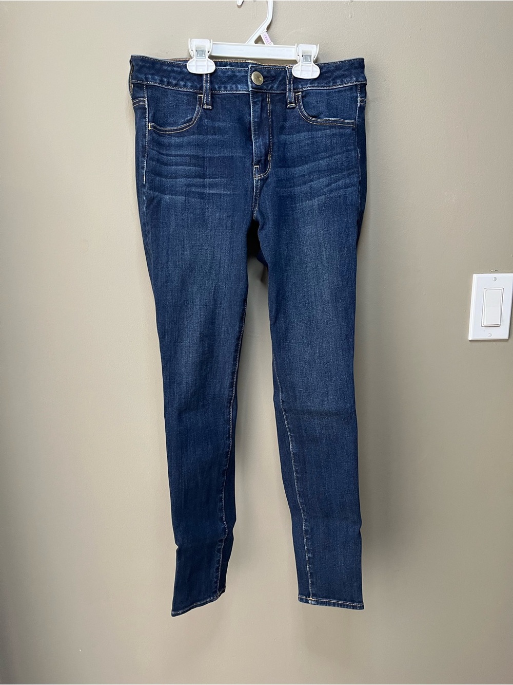 American Eagle Outfitters Dark Indigo Skinny Jeans